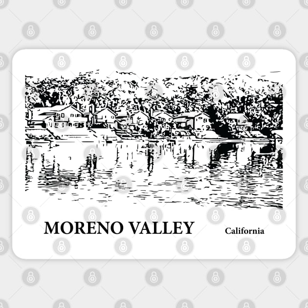 Moreno Valley - California Sticker by Lakeric